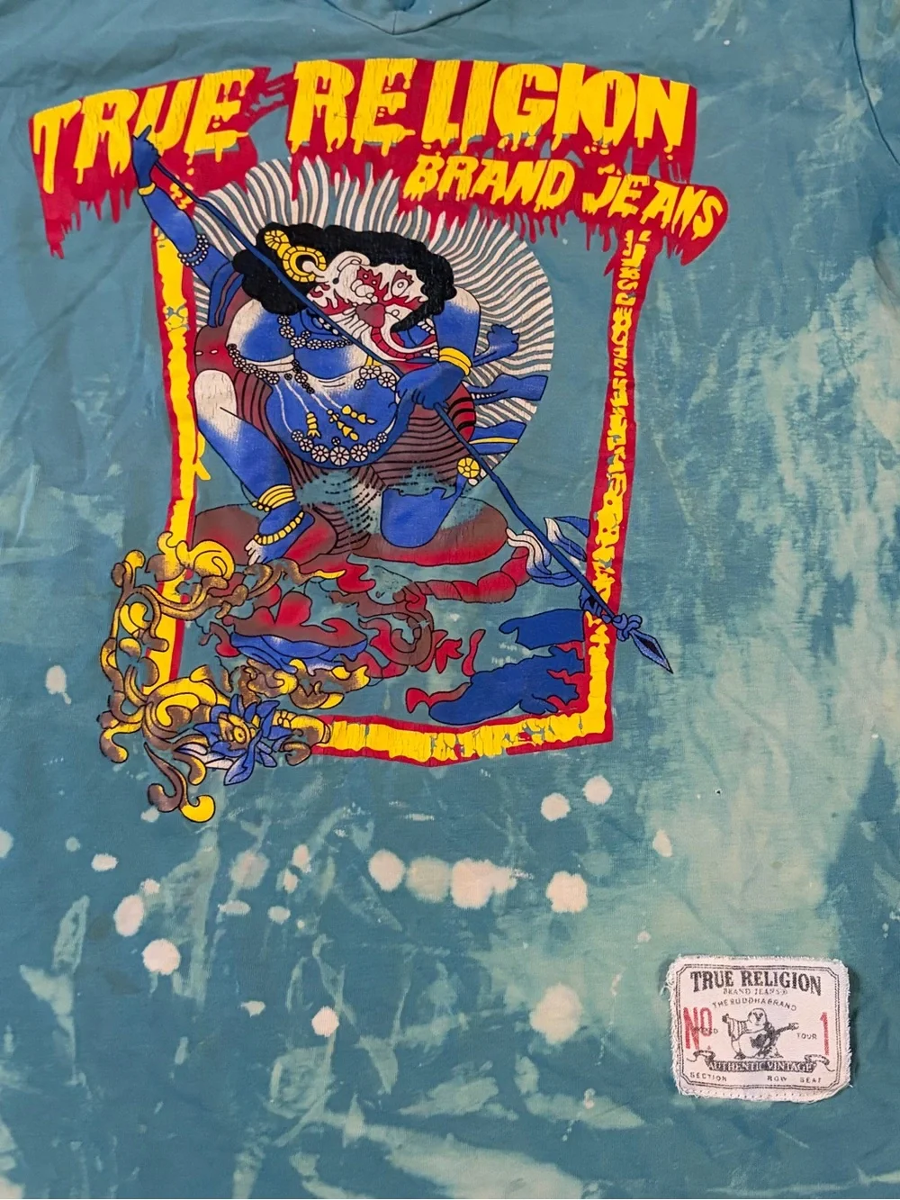 Y2K True Religion Japanese graphic shirt